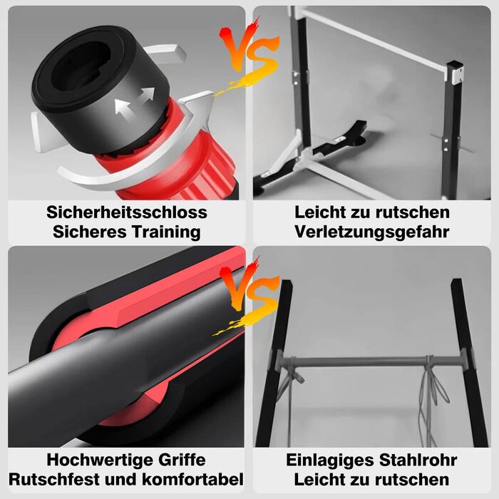 Климмер для дверного отвору FumyFumy, турнік для дверей, обладнання для калістеніки, висувна стійка для підтягувань 73-100 см, вантажопідйомність до 220 кг з сигналізацією безпеки