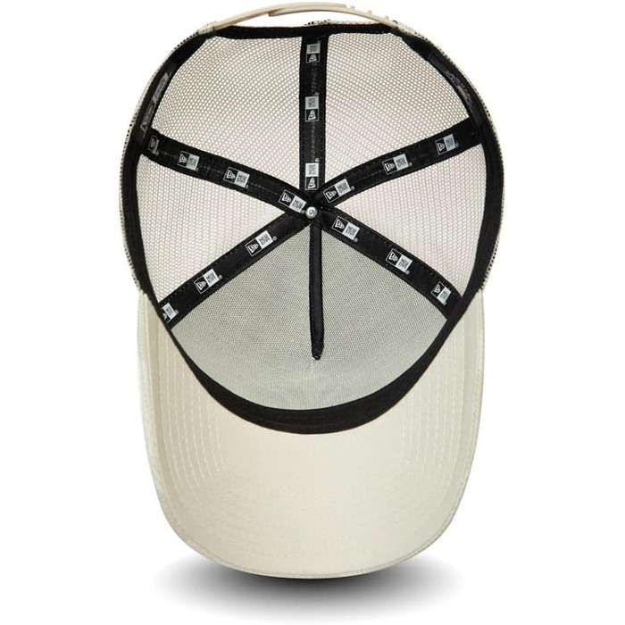 Кепка New Era New York Yankees MLB Multi Camo Beige A-Frame — Регульована сітчаста trucker cap, бежевий камуфляж, один розмір