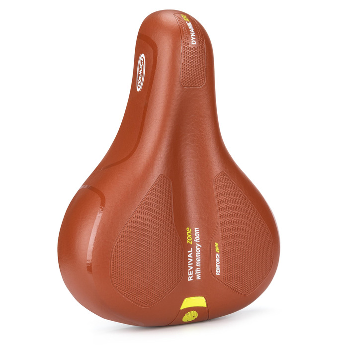 Велосипедне сідло CXWXC з Memory Foam, ергономічне, водонепроникне, амортизуюче, 26 x 18,5 см, для MTB, унісекс, коричневе