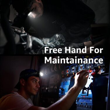 Лепро налобний ліхтар, 2 шт., надпотужний LED ліхтар з 6 режимами освітлення, водонепроникний, на батарейках, для їзди на велосипеді, бігу, кемпінгу, для дітей та дорослих, чорний