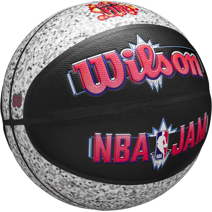 М'яч для баскетболу Wilson NBA Jam, для гри в приміщенні та на вулиці