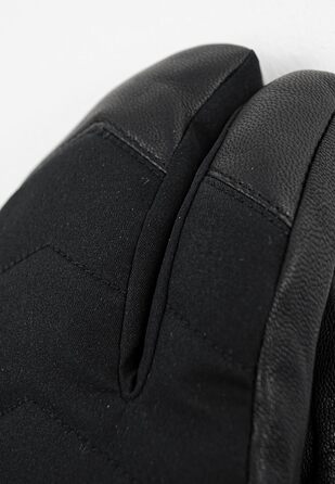 Жіночі лижні рукавички Reusch Nadia R-Tex Xt, пухова ізоляція, водонепроникна мембрана, дуже теплі, трипалі, чорні, розмір 8.5