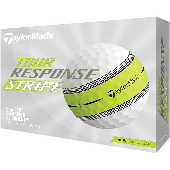 Гольф-м'яч TaylorMade Tour Response Stripe 2023, преміум