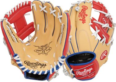 Рукавиця бейсбольна Rawlings Select Pro Lite Youth (правий рукав) для інфілдерів, розмір 26.7-31.1 см, модель Corey Seager, Pro I Web Camel 11