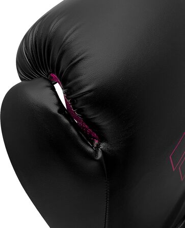 Боксерські рукавички adidas Hybrid 80 для боксу, кікбоксингу, MMA, фітнесу, тренувань, для дітей, чоловіків і жінок, чорні/рожеві, 8 oz