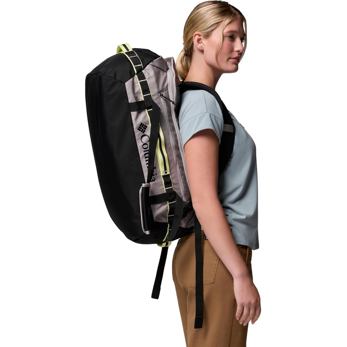 Спортивна сумка Columbia Landroamer 40L унісекс, сіра Flint Grey/Black/Citron Haze