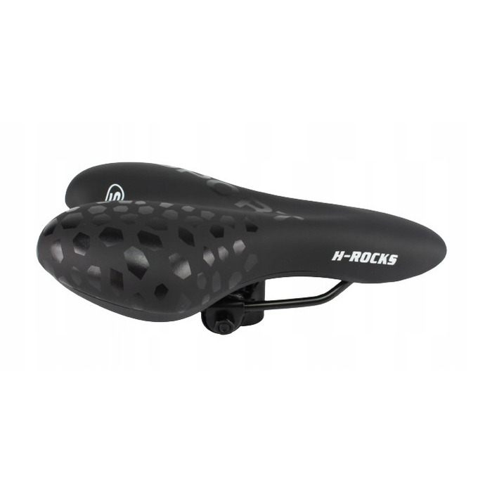 Зручне велосипедне сідло H-ROCKS 37601 для гірських велосипедів (MTB), спортивне, чорне