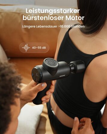 Масажер RENPHO Active Thermacool 2 з підігрівом та охолодженням, 5 швидкостей, 5 насадок, для м'язової терапії