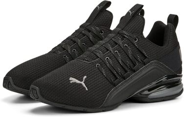 Кросівки PUMA Axelion Graphic для чоловіків (44.5 EU, чорний, темно-сірий)