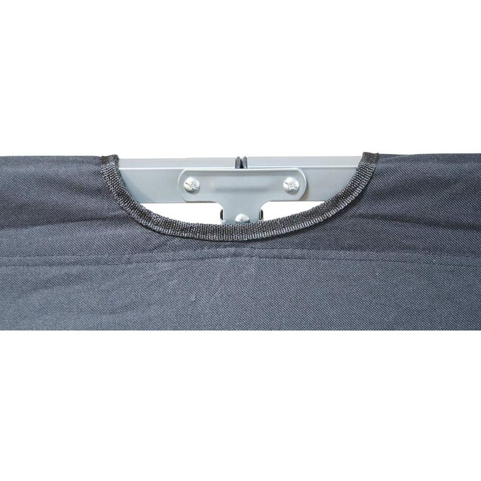 Графнер XL розкладне ліжко для відпочинку з сумкою, вантажопідйомність до 150 кг, зручна тканина 1600D Oxford – чорного кольору, гостьове ліжко