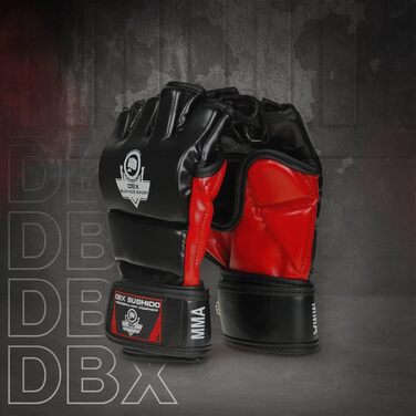 ММА рукавички DBX Bushido E1V3 для чоловіків, зручні рукавички для боксу та греплінгу, ідеально підходять для тренувань з кікбоксингу та ММА