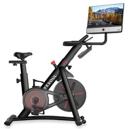 Спін-байк YESOUL G1M PLUS: домашній магнітний велотренажер для кардіо з Bluetooth, Screen Mirroring та регульованим сидінням і кермом