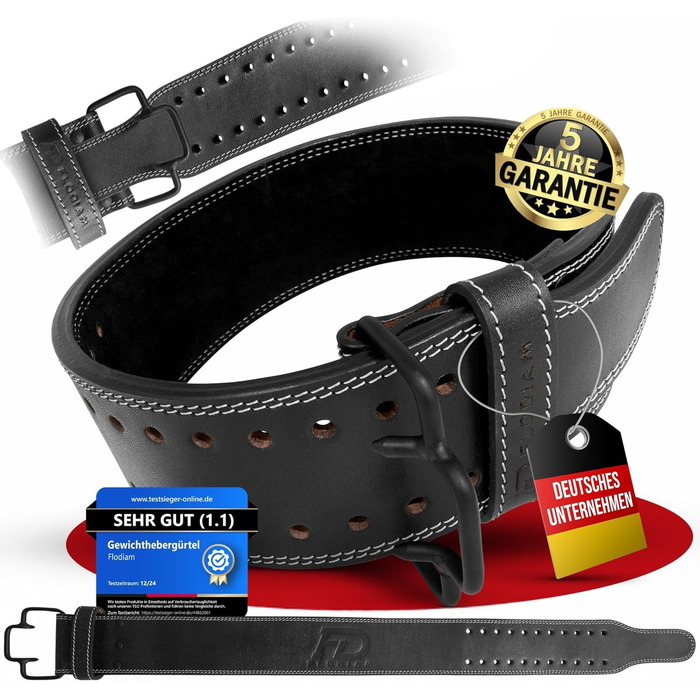 Планка для важкої атлетики Quick Power Design: чоловіча та жіноча, з швидкою застібкою, з натуральної шкіри Büffel, для тренувань у залі, пауерліфтинг, фітнес, чорний, розмір обирається