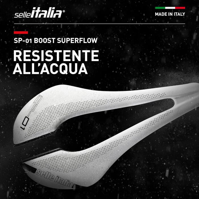 Сідло для велосипеда Selle Italia SP-01 Boost Superflow, біле, унісекс, універсальний розмір