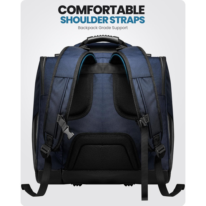 Чохол для гірськолижних черевиків OutdoorMaster, 55 л (Блакитний) - для подорожей, водонепроникний