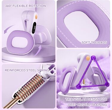 Тренування тазового дна для жінок: пристрій для зміцнення м'язів, 360° обертання, 7-16 кг, обладнання для фітнесу вдома