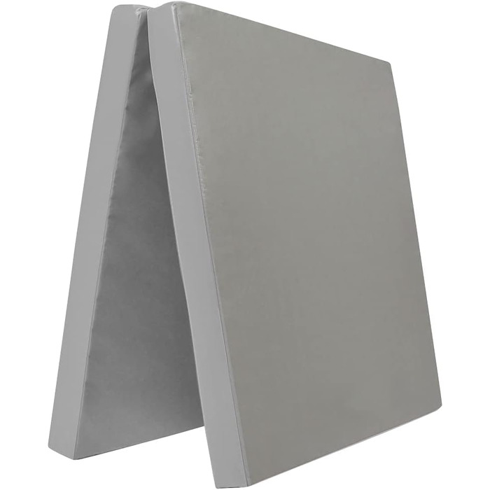 Складаний гімнастичний мат Grevinga® 200x100x8 см, сірий, м'який (RG 35)