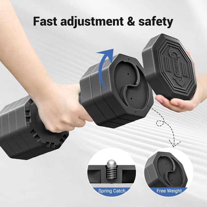 Стойка для гантелей Dripex 3/5 ярусів, до 500 кг, з набором гантелей 10 кг (чорний)