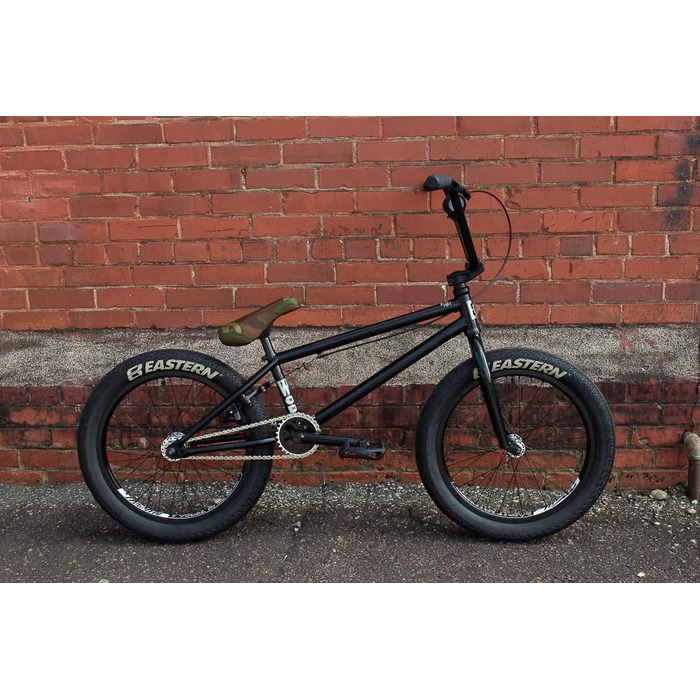 BMX велосипед Eastern Bikes Wolfdog 50,8 см, повністю хромолібденова рама, чорний