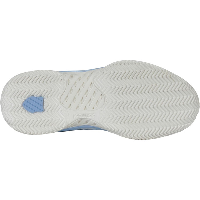 Жіночі тенісні кросівки K-Swiss Hypercourt Express 2 Hb, 39.5 EU, білий, сірий, зелений