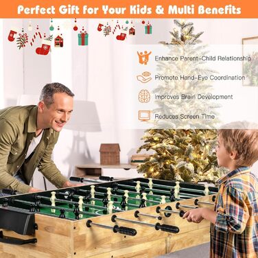 Дитячий ігровий стіл 4 в 1: футбол, хокей, більярд, теніс. Комбінований стіл для дітей та дорослих