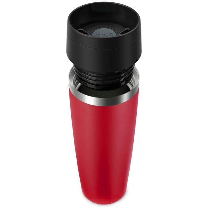 Термокухоль Emsa Classic N2023850 з кришкою 360°, 0.5 л, нержавіюча сталь, порошкове покриття, Petrol Blau
