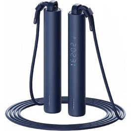 Розумна скакалка Xiaomi Smart Jump Rope з точним відстеженням, Bluetooth 5.0, USB-C, бездротове та дротове підключення, компактна
