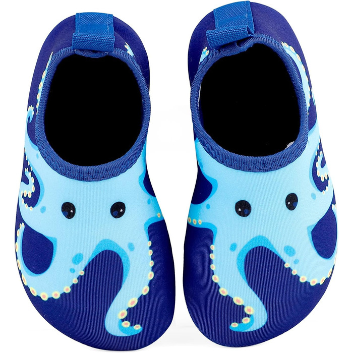 Дитячі шльопанці для плавання та басейну: антиковзкі, швидковисихаючі, для дівчаток та хлопчиків (22/23 EU, Navy Blue)