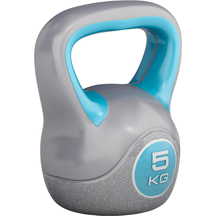 Kettlebell GORILLA SPORTS з пластику 2-20 кг, поштучно/набір, гіря для фітнесу