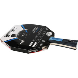 Настільний тенісний ракетка Butterfly Dimitrij Ovtcharov Sapphire, ITTF Addoy 1,5 мм, EVA, чорна-синя, для технічних гравців