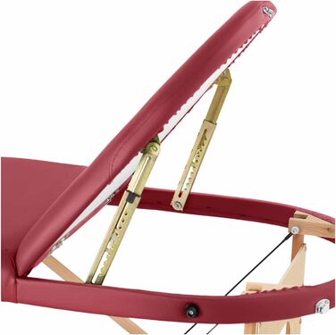 Складаний масажний стіл Physa Colmar RED, червоний, масажна кушетка, переносна масажна ліжко