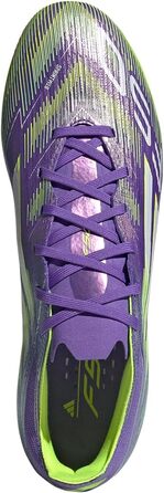 Кросівки футбольні adidas F50 Pro Firm Ground (46 EU, Purple Rush Cloud White Lucid Lemon)