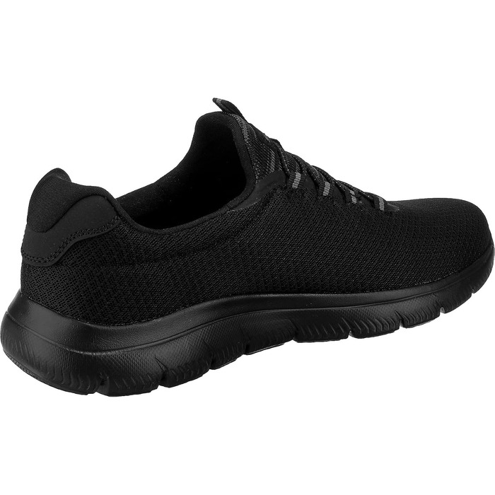Чоловічі кросівки Skechers Summits 233049 сітчасті, чорні, розмір 47.5 EU