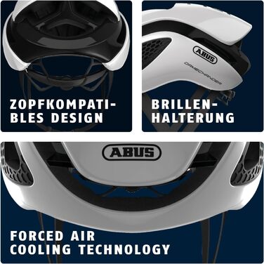 Велошолом ABUS GameChanger для шосейного велосипеда, аеродинамічний, з оптимальною вентиляцією, для чоловіків і жінок