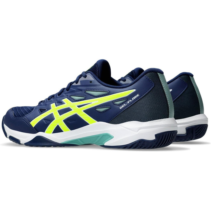 Кросівки ASICS Gel-Flare 401 (44 EU), блакитний/жовтий, для безпеки
