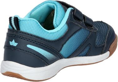 Дитячі спортивні кросівки Lico Charlie V для залу, колір лимонно-зелений (26 EU, морська хвиля)