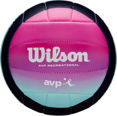 Волейбольний м'яч WILSON Oasis, офіційний розмір, для вулиці, синьо-фіолетовий
