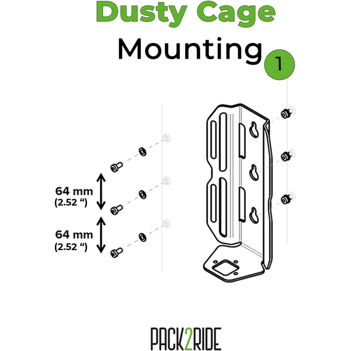 Велосипедний вантажний кошик PACK2RIDE Dusty Cage з алюмінієвого сплаву, легкий, з великою сумкою, підсклянником, легкий монтаж, для безпечного транспортування на велоподорожах