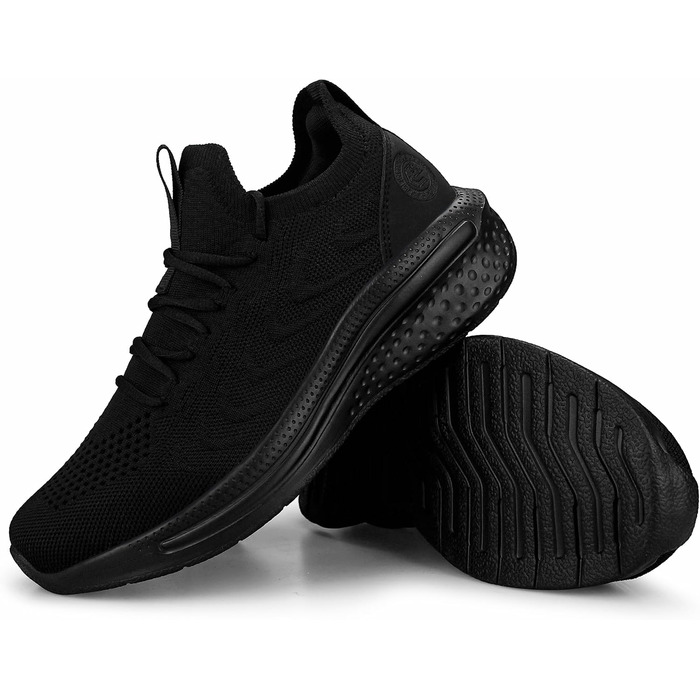 Жіночі кросівки для бігу та фітнесу. Зручні, дихаючі, з неслизькою підошвою. Чорний колір, розмір 39 EU