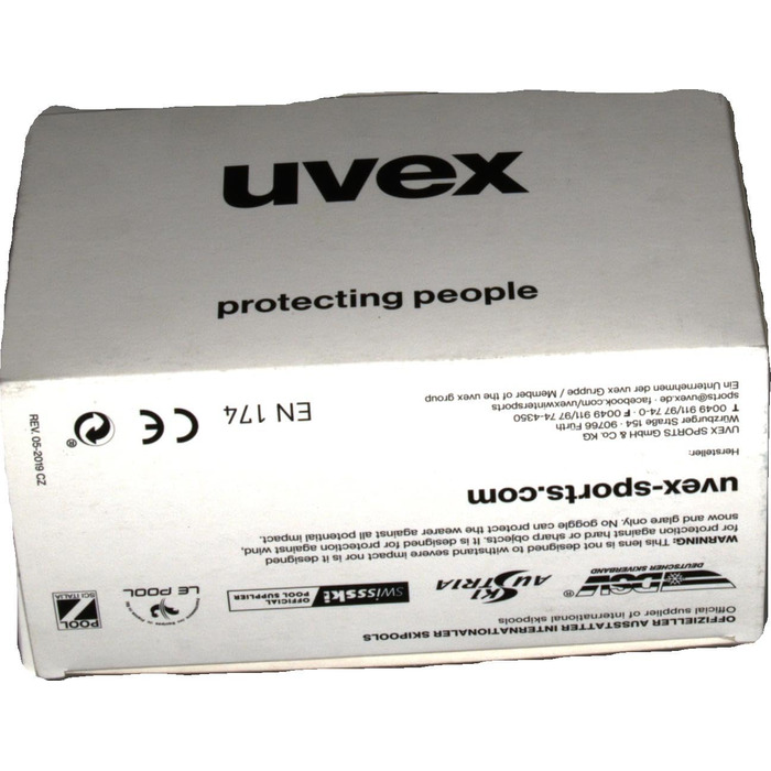 Гірськолижна маска Uvex Saga To, унісекс, червона, лінза LGL, універсальний розмір