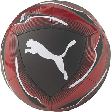 Футбольний м'яч PUMA AC Milan ICON, розмір 5, чорний/червоний