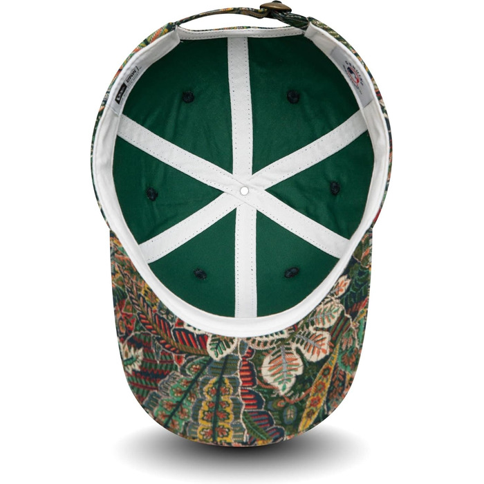 Кепка New Era New York Yankees MLB з квітковим принтом, зелена, регульована, жіноча, універсальний розмір