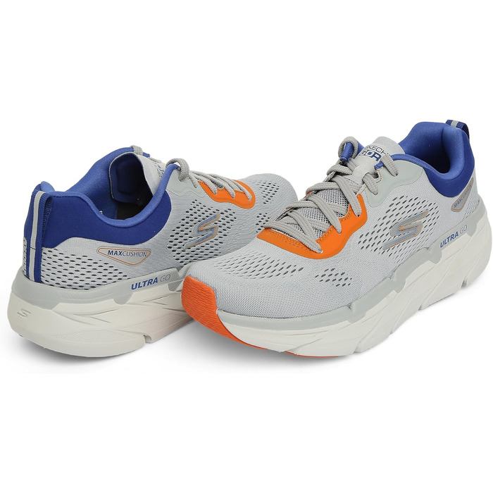 Чоловічі бігові кросівки Skechers Max Cushioning Delta (41 EU, сірий)