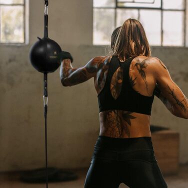 Швидка сумка Meister SpeedKills з подвійною строчкою з шкіри, з еластичними шнурами та легким латексним мішечком (17,8 см)