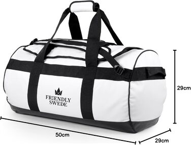 Водонепроникна спортивна сумка-рюкзак The Friendly Swede SANDHAMN 30/60/90 л – гермомішок для подорожей, спорту, тренажерної зали
