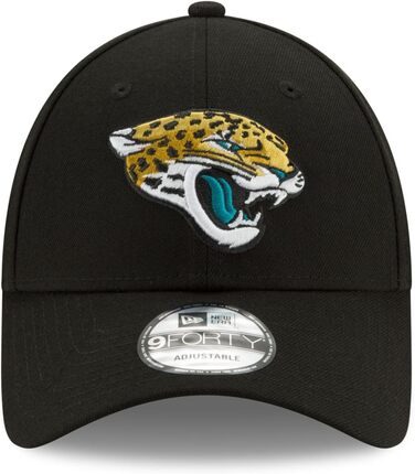 Кепка New Era 9Forty чоловіча Jacksonville Jaguars чорна, універсальний розмір
