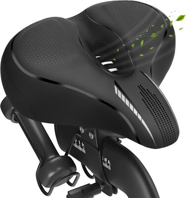 Зручний велосипедний сідло LEMEGO для чоловіків та жінок: широке, ергономічне, з гелевим наповнювачем. Підходить для MTB, шосе, електровелосипедів та міських велосипедів