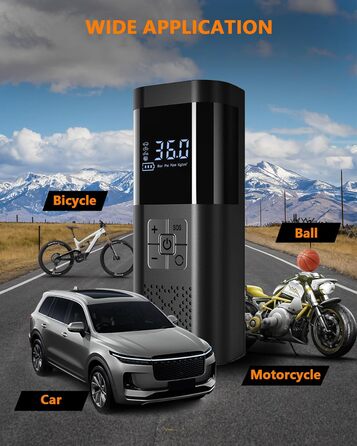 Електричний акумуляторний компресор для велосипеда, авто, мотоцикла та м'ячів SERVOMASTER (150 PSI)