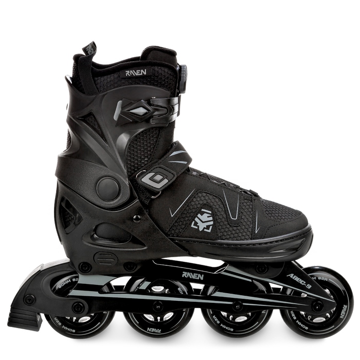 Регульовані ролики RAVEN Pulse PRO Black FitGo, розмір 43-46