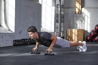 Блоки для віджимань adidas Push Up Bars – для силових тренувань, максимальне навантаження 250 кг, обладнання для фітнесу вдома, тренування з власною вагою